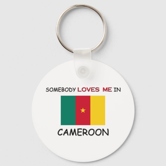 Porte-clés Quelqu'Un M'Aime Au CAMEROUN (Recto)