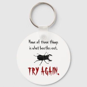 Porte-clés Quels scarabées mangent