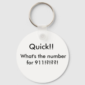 Porte-clés Question stupide