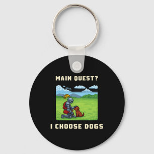 Porte-clés Quête principale Je choisis Chien Art de joueur Rp