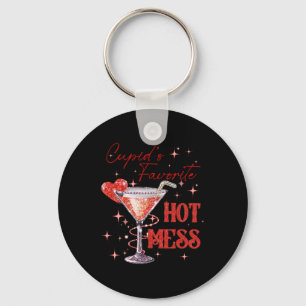 Porte-clés Queue de l'amour de la Saint-Valentin Martini de C
