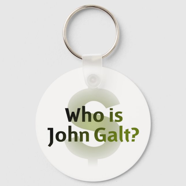 Porte-clés Qui Est John Galt ? Symbole monétaire (Recto)