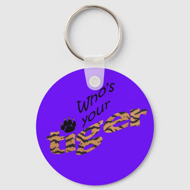 Porte-clés qui est votre tigre (Recto)