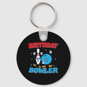 Porte-clés Quilleur d'anniversaire - Garçons Anniversaire Drô