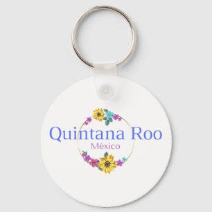 Porte-clés Quintana Roo Mexique Voyage Destination Bridesmaid
