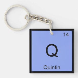 Porte-clés Quintin Nom Chimie Élément Tableau Périodique