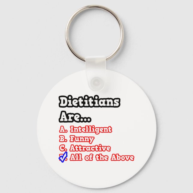 Porte-clés Quiz diététique...Plaisanterie (Recto)