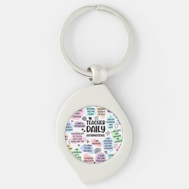 Porte-clés Quotidien de l'enseignant (Devant)