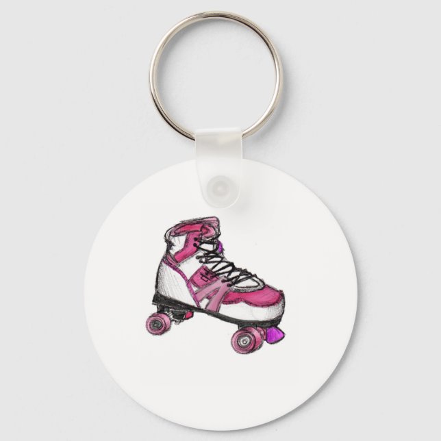 Porte-clés R est pour Rollerskate (Recto)