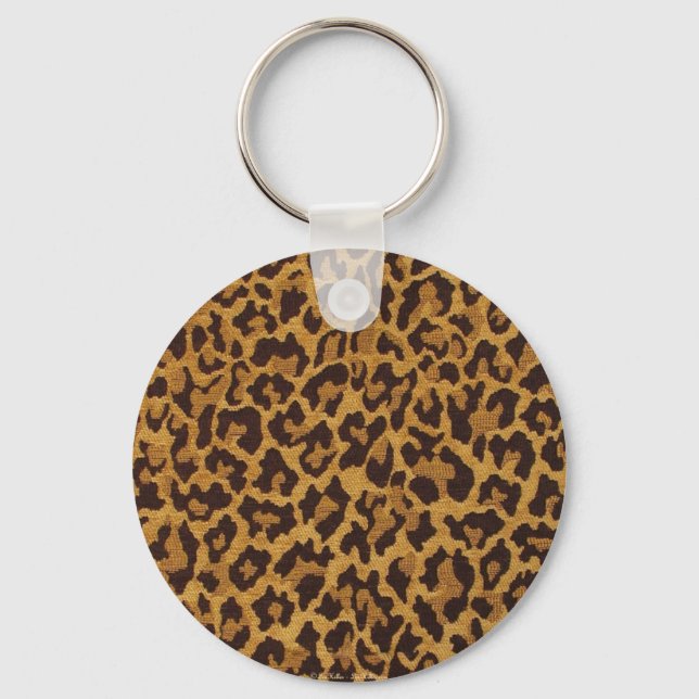 Porte-clés RAB Rockabilly Leopard Print Brown Gold (Recto)