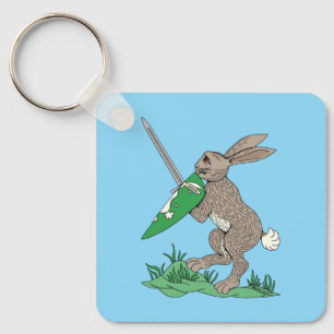 Porte-clés Rabbit de guerrier médiéval