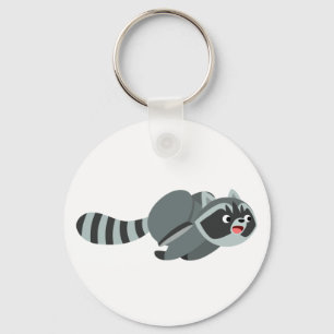 Porte-clés Raccoon de dessin animé mignon
