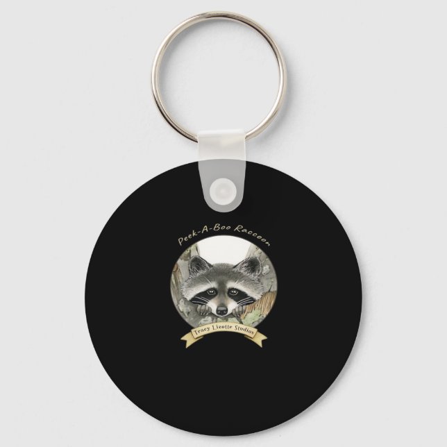 Porte-clés Raccoon de Peekabo (Recto)