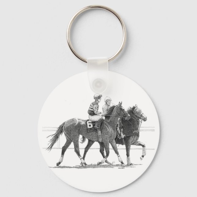 Porte-clés Race horse keychain (Recto)