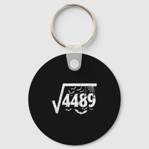 Porte-clés Racine carrée 4489 Drôle de mème Halloween 67 Math