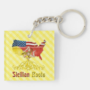 Porte-clés Racines américaines siciliennes, Sicile