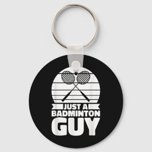 Porte-clés Racquet Volant de badminton Court - Juste Un Badmi