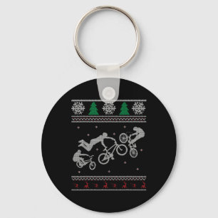 Porte-clés Rad Bmx T-shirt - Noël en Juillet - Chemise Flocon