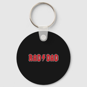 Porte-clés Rad Papa Cool Rocher Vintage Et Rouler Pères Drôle