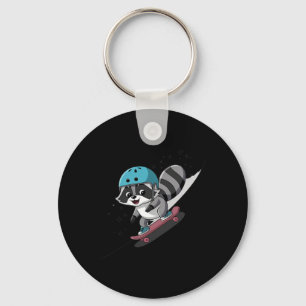Porte-clés Rad Rocket Raccoon Star du Skateboard