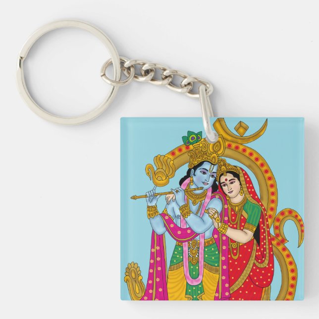 Porte-clés Radha Krishna (Devant)