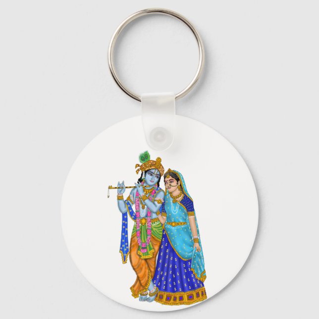Porte-clés Radha Krishna Keychain (Recto)