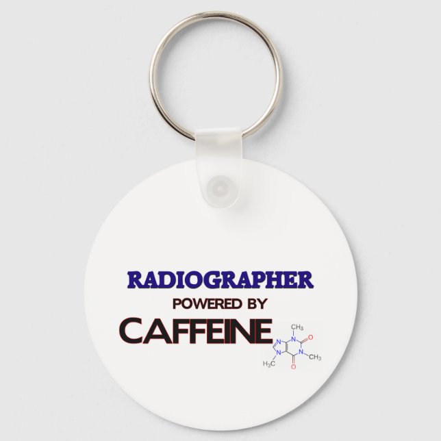 Porte-clés Radiographe propulsé par la caféine (Recto)