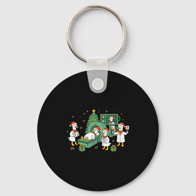Porte-clés Radiology Funny Goose Ct Scan Christmas Xray Nurse (Recto)