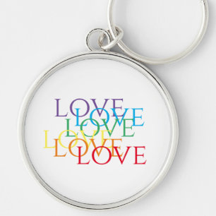 Porte-clés RAINBOVE LOVE Premium Porte - clé ronde