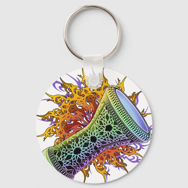 Porte-clés Rainbow Doumbek (Recto)