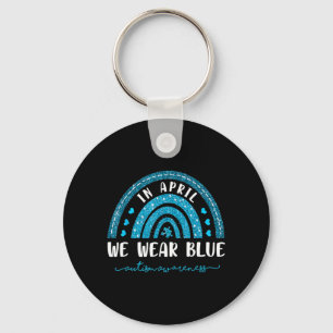 Porte-clés Rainbow En Avril Nous Portons La Sensibilisation s