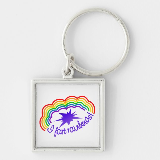 Porte-clés Rainbow Farts key chain (Devant)