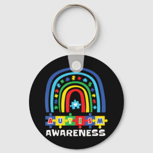 Porte-clés RAINBOW FOR AUTISM Brilliant et chemise autistique