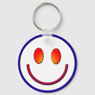 Porte-clés Rainbow Gradient Face