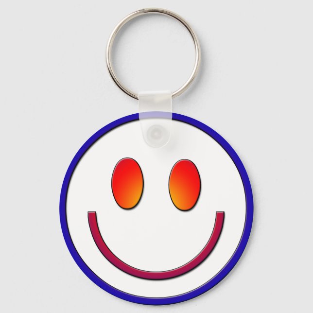 Porte-clés Rainbow Gradient Face (Recto)
