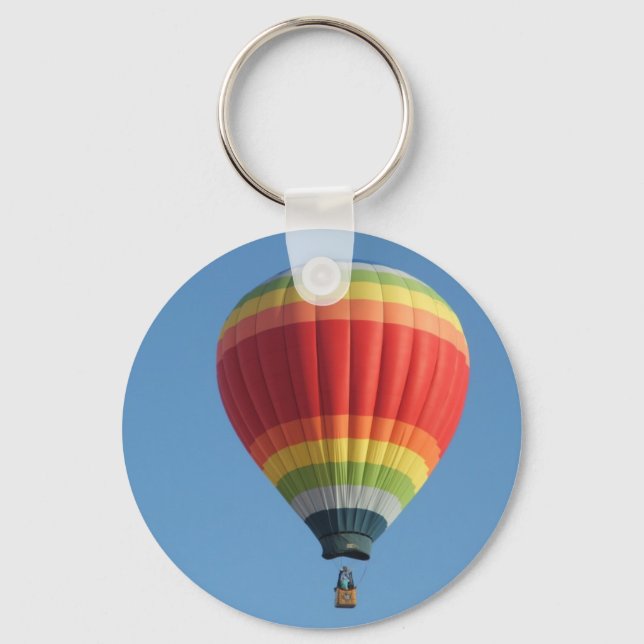 Porte-clés Rainbow hot air baloon (Recto)