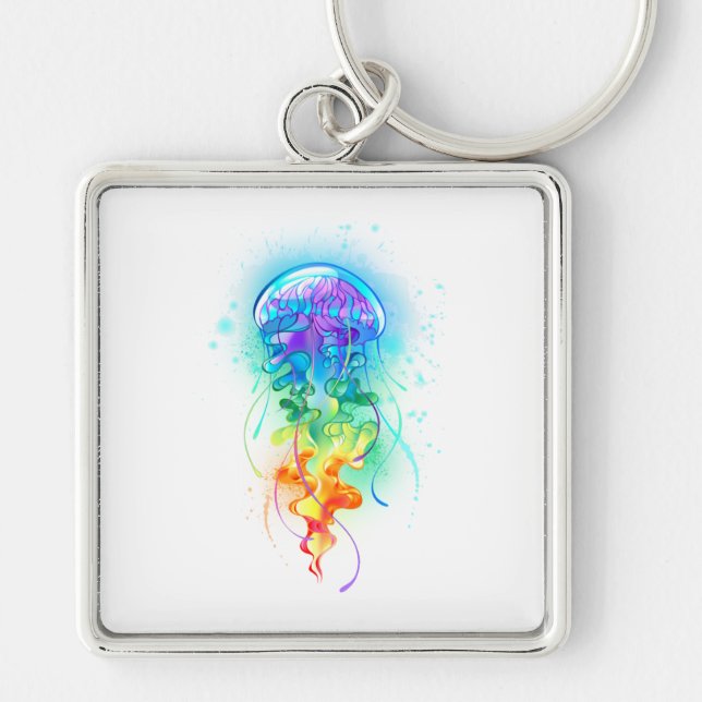 Porte-clés Rainbow jellyfish (Devant)