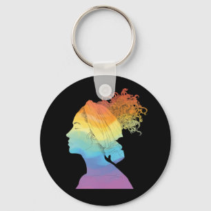 Porte-clés Rainbow Life, femme, liberté