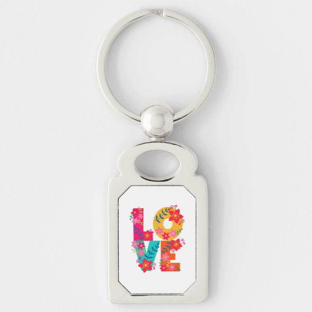 Porte-clés Rainbow Love Porte - clé (Devant)