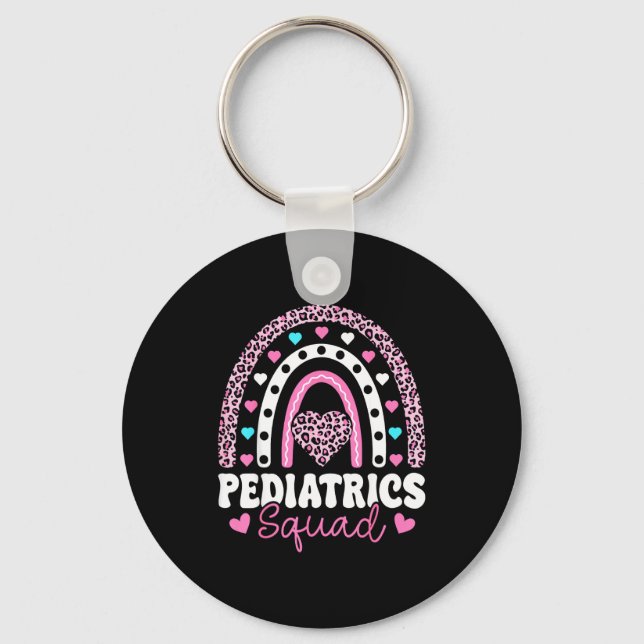 Porte-clés Rainbow Pediatrics Squad - Valentine's Day Pediatr (Recto)