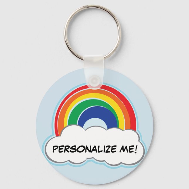 Porte-clés RAINBOW | porte - clé personnalisé (Recto)