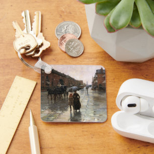 Porte-clés Rainy Day, Boston par Frederick Childe Hassam