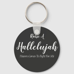 Porte-clés Raise a hallelujah Button Keychain