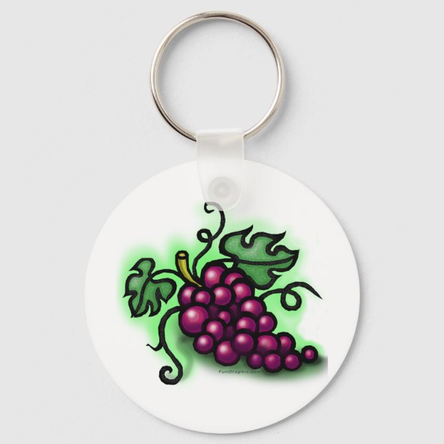 Porte-clés Raisins (Recto)