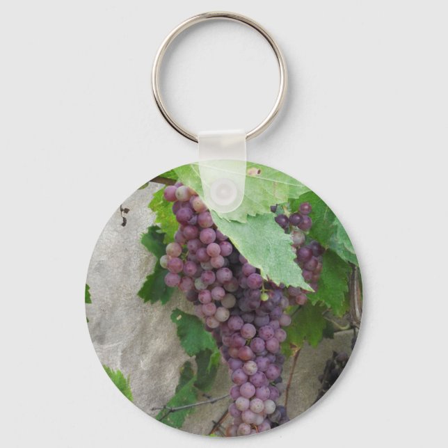 Porte-clés Raisins pourpres sur la vigne (Recto)