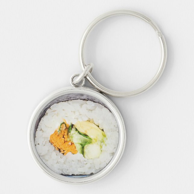 Porte-clés Râle de sushi Poisson et riz (Devant)