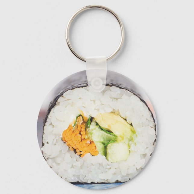 Porte-clés Râle de sushi Poisson et riz (Recto)