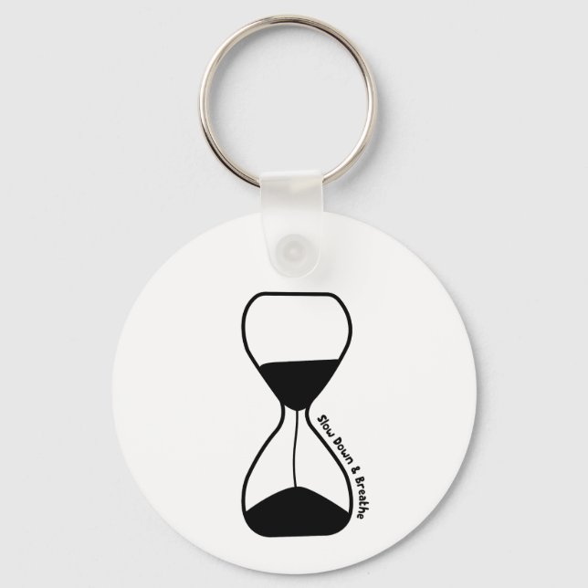 Porte-clés Ralentir et respirer - Auto-soins (Verso)