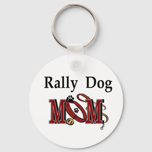 Porte-clés Rallye Obéissance Chien Maman Cadeaux (Recto)