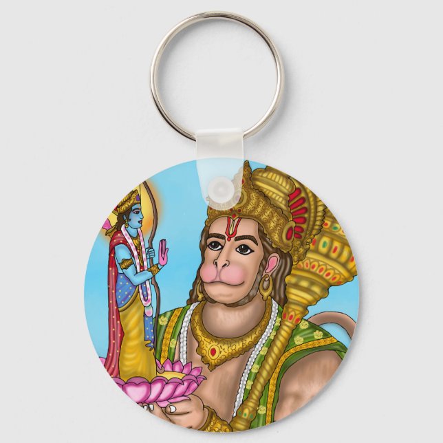 Porte-clés Ram et Hanuman (Recto)